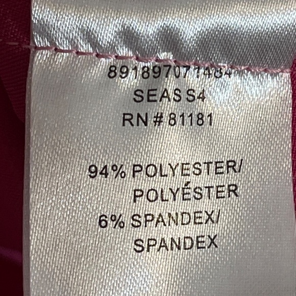 Kathy Che Top Women 18W Pink Solider Retro Boho Western Feminine Office Classic - Picture 8 of 13